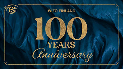 Bild med texten WIZO Finland 100-årsjubileum